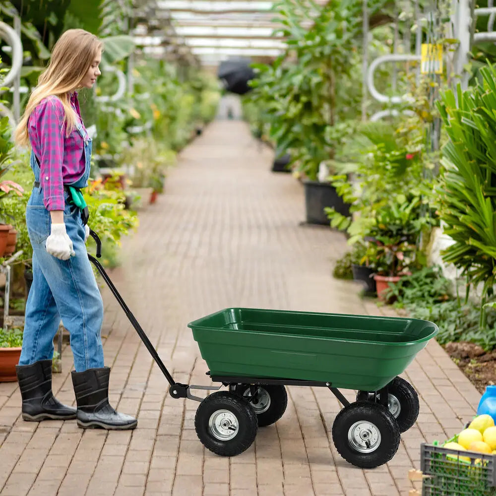 Heavy Duty Gardening Carrier & Dump Cart